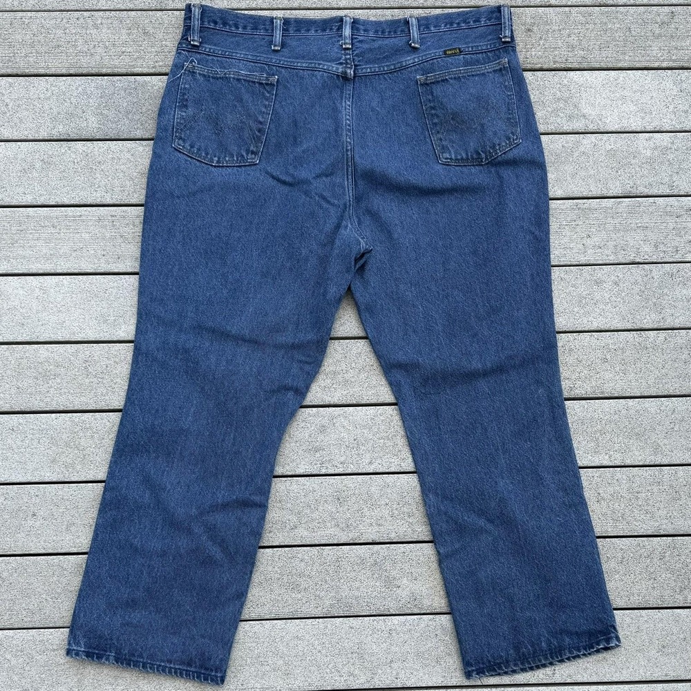 VTG 70s 1970s MAVERICK Men Sz 42S Work Denim Jeans 40x28 Western Cowboy USA Made